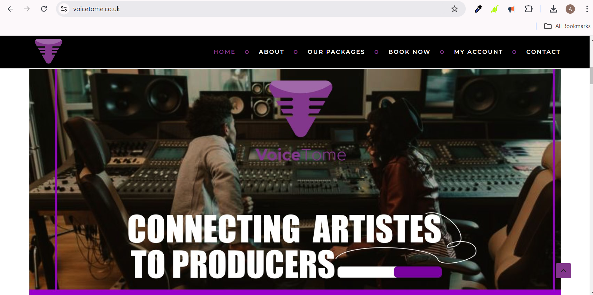Voicetome website